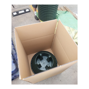 Support de base pour arbre de Noël en forme de tour ronde, pour arbre naturel, décoration de salon, fête, avec accessoires de fixation par vis, châssis - Product Image 3