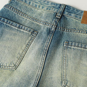 <span class=keywords><strong>Vaqueros</strong></span> casuales de mezclilla <span class=keywords><strong>para</strong></span> <span class=keywords><strong>hombre</strong></span>, personalizados, de corte recto, lavado claro, <span class=keywords><strong>con</strong></span> pedrería de colores y tachuelas de cristal de diamante, estilo urbano, <span class=keywords><strong>para</strong></span> verano e invierno - Product Image 3