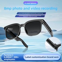 Nouvelles lunettes intelligentes IA pour femmes, verres polarisés, caméra 800W, capture vidéo anti-tremblement, reconnaissance d'image, traduction en temps réel
