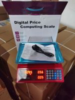 Báscula Electrónica de Precisión de 30 kg/40 kg, Báscula Digital Comercial para Supermercados, Frutas y Verduras