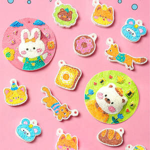 Kit de peinture magique en mousse 3D, marqueurs colorés avec stylo <span class=keywords><strong>aquarelle</strong></span> peinture gonflée toile éponge <span class=keywords><strong>dessin</strong></span> jouets pour enfants - Product Image 4