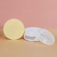 Pots en plastique PET de 100 ml avec couvercle à vis, pots cosmétiques vides noirs pour crème pour les yeux et soins de la peau avec cuillère