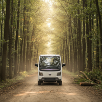 Camion de livraison de nourriture pour fermes avec batterie Lifepo4, autonomie de 200 km