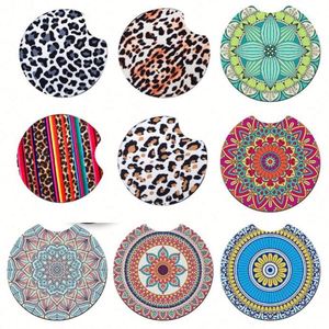 Custom Logo Coaster Personalized Round Coaster Sublimation Printing Coaster <b>Mats</b> Pu Leather Round <b>Table</b> <b>Mat</b> Design <b>Mat</b> - Product Image 5