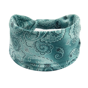 Amazon's Hottest Perlis impreso elástico ancho diadema deportes y yoga Diadema con diseño inspirado en anacardo - Product Image 1