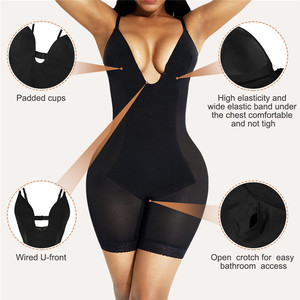 Nuevo listado HEXIN Low <span class=keywords><strong>Beck</strong></span> Sexy cuello en V compresión mujeres grasa barriga Control adelgazamiento Bdoy Shaper mujeres Shapewear - Product Image 5