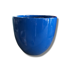 Jardinières rondes en fibre de verre de style vintage, écologiques, durables, légères, grandes, pour l'extérieur, toutes saisons - Product Image 1