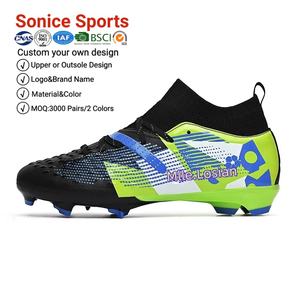 <span class=keywords><strong>Botas</strong></span> de fútbol de nuevo diseño para hombre, <span class=keywords><strong>botas</strong></span> de fútbol de fabricante chino para mujer, zapatillas de fútbol de corte medio - Product Image 1