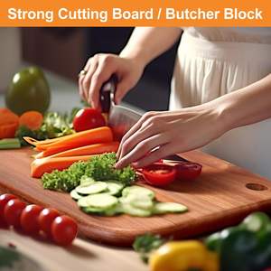 Planche à découper en bois d'acacia personnalisée en vrac pour la cuisine, surface lisse, <span class=keywords><strong>plateau</strong></span> <span class=keywords><strong>de</strong></span> service pour charcuterie, <span class=keywords><strong>plateau</strong></span> à <span class=keywords><strong>fromage</strong></span>, <span class=keywords><strong>plateau</strong></span> à steak, <span class=keywords><strong>plateau</strong></span> à viande - Product Image 4