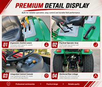 Tracteur compact diesel EPA 25HP 4x4 avec remorque pour le transport et les travaux de manutention en petite exploitation agricole - Fournisseur pour concessionnaires