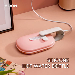 Bouteille d'eau chaude classique en polaire pour femmes, <span class=keywords><strong>mini</strong></span> coussin chauffant, bouteille d'eau chaude avec housse - Product Image 3