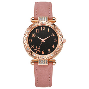 <span class=keywords><strong>Reloj</strong></span> de Cuarzo para Mujer con Esfera de Estrella de Mar, Correa de Cuero <span class=keywords><strong>Shein</strong></span>, Venta al Por Mayor Directo de Fábrica - Product Image 3