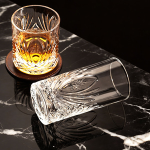 Juego de Vasos de Whisky con Diseño de Rayos de Sol de Lujo, Vaso de 10 oz y Vaso Highball de 12 oz, Cristalería Premium para Cócteles de Bourbon - Product Image 2