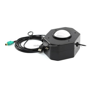 大型USBインターフェース方向ジョイスティックユニバーサルラウンドローリングボールマウス八角形有線トラックボールコイン式VRゲーム機 - Product Image 3