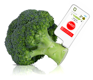 Máy Dò Chất Lượng Nước Bức Xạ Thịt Cá Rau Quả Cầm Tay Máy Dò An Toàn Thực Phẩm Xanh Lá Màn Hình Cảm Ứng Eco 6F - Product Image 2