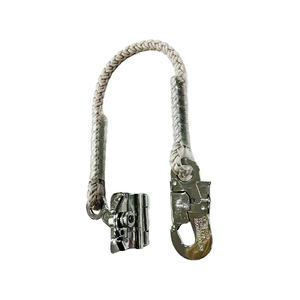 Corde de sécurité robuste pour protection antichute et positionnement sur toiture, avec mousquetons en acier allié, en polyester, pour usage de sauvetage, capacité 100 kg - Product Image 4