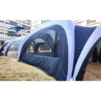 Tente dôme gonflable à impression personnalisée reliant l'auvent Gazebo pour Moto Sport Cyclisme Événement en plein air