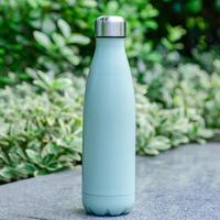Bouteilles d'eau sportives en acier inoxydable 304 à double paroi isolées sous vide avec logo personnalisé 1000 ml