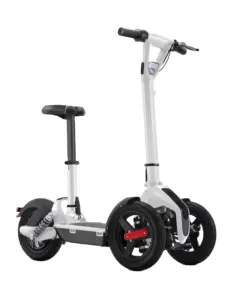 Модный 3-х колесный электрический скутер, велосипедная доска, двойное 2-х переднее колесо, складной трехколесный велосипед, скейтборд, 2024