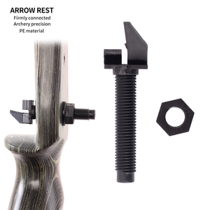 Tir à l'arc flèche repos droite vis sur plastique chasse tir pratique accessoires arc classique flèche repos - Product Image 2
