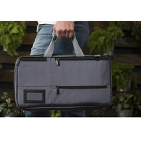Sac à couteaux de chef multifonction de grande capacité, 28 poches, style décontracté, léger et durable, organisateur d'outils de chef avec fermeture éclair