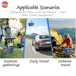 PRODIGY PCB02 Bolso portador de perro suave Bolsas de viaje 2 lados Expandible Transpirable Red Pet Hombro al aire libre Fabricante - Product Image 3