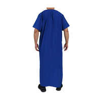 Nuevo estilo marroquí Koshibo hecho 54-62 tamaño bordado Diseño manga corta musulmán vestido largo para hombres