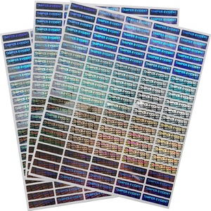 Tùy chỉnh in Laser <span class=keywords><strong>Holographic</strong></span> lá nhãn an ninh làm mất hiệu lực mở nhãn làm mất hiệu lực ba chiều Sticker <span class=keywords><strong>Holographic</strong></span> Vinyl in kỹ thuật số - Product Image 1