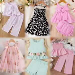 Lotes de Ropa Infantil de Verano Usada al por Mayor, Mezcla de Edades, Poliéster/Algodón, Liquidación de Moda - Product Image 1