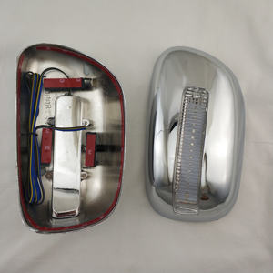 Cubierta de Espejo Retrovisor Trasero de Lujo MARCAN para PROBOX 2005-2016, ABS Cromado, con Clip, Luz LED - Product Image 5