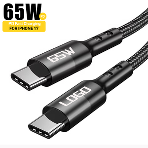 Eonline PD 65W 27W USB C để USBC Loại-C cáp cho <span class=keywords><strong>Samsung</strong></span> S20 Xiaomi Máy Tính Bảng MacBook iPad 1m 2m dữ liệu sạc nhanh QC 3.0 <span class=keywords><strong>4.0</strong></span> - Product Image 1