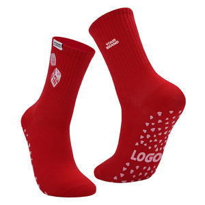 सिलाई लेबल कढ़ाई लोगो महिलाओं योग पकड़ sock कस्टमाइज्ड कॉटन एंटी स्लिप पाइलेट्स आपके अपने डिजाइन लोगो के साथ sock - Product Image 2