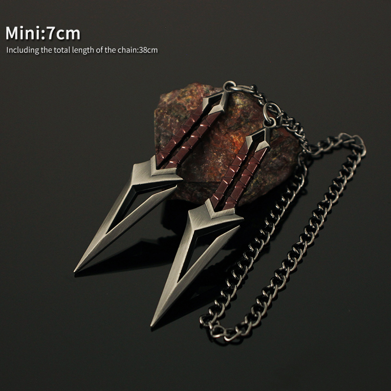 Kuronami No Yaiba 7 Cm Ruyi Staff - Valorant Metal Keychain