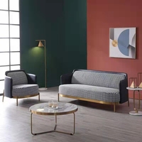 Fauteuil en tissu, canapé classique de loisirs, avec Base en métal, mobilier de salon, Design moderne, offre spéciale