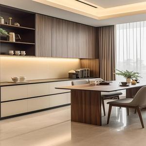 Meubles de cuisine sur mesure de luxe, armoires modernes laquées brillantes et mates, solutions de mobilier pour toute la maison directement de l'usine - Product Image 3