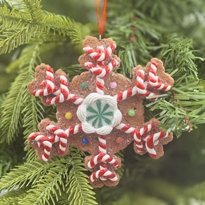 Hỗn hợp màu sắc Polymer đất sét cây tuyết hình dạng treo trang trí kỳ nghỉ Quà Tặng cửa sổ tường treo Cây giáng sinh Mặt dây chuyền - Product Image 3