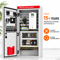 Armoire de commande PLC VFD à écran tactile intelligent avec câbles électriques et relais pour système d'eau à pression constante