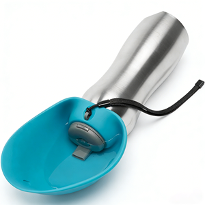 Botella de Agua de Acero Inoxidable de 24 Oz a Prueba de Fugas, Duradera, Impermeable IPX8, con Tazón de Silicona para Perros, Viajes, Campamentos, Senderismo, Caminatas - Product Image 3