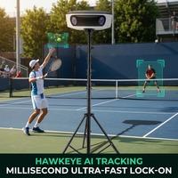 Caméra d'action professionnelle 4K AI avec suivi automatique pour diffusion en direct de matchs de football et analyse des stades
