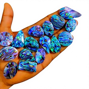 เครื่องประดับอัญมณีหลวมทำด้วยมือทำจากเปลือกหอยเป๋าฮื้อธรรมชาติที่สวยงาม - Product Image 1