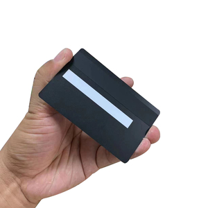 REE Sample-tarjeta de metal <span class=keywords><strong>negra</strong></span>, tarjeta de metal impresa con logotipo para grabado láser para regalo - Product Image 6