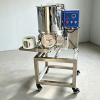 Chaîne de production entièrement automatique de galettes de hamburger en promotion : machine à former, enrober et paner pour usine de galettes de burger surgelées