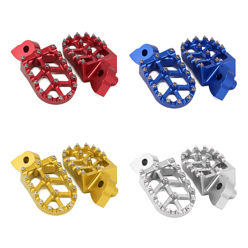 La motocicleta de pie de aluminio resto clavijas para YZ85 YZ125 YZ250 YZ250F YZ450FX pozo tierra Motor camino bicicleta Motocross pie paso