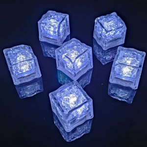 Cubitos de Hielo LED con Luz Brillante, Luces LED Intermitentes Rápidas y Lentas, Cubitos de Hielo LED Brillantes para Fiestas, Bares, <span class=keywords><strong>Navidad</strong></span> - Product Image 6