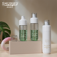 Ensemble d'emballages cosmétiques 100 120 150 ml Bouteille en plastique transparente pour toner Vaporisateur pour le corps Crème pour le visage Pot à beurre Vide Lotion Gel Pompe à pompe