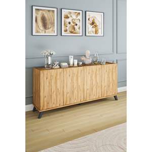 Akel Atlantic - Mueble de Madera con Consola de 4 Puertas y 180 cm, Aparador, Soporte para TV, para Comedor - Product Image 4