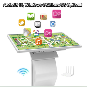 Kiosco de Autoservicio con Pantalla Táctil 1080P, Soporte en Forma de K, Pantalla Interactiva Android, Todo en Uno, <span class=keywords><strong>para</strong></span> Centros Comerciales - Product Image 3