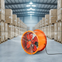 Kipas Aliran Aksial Industri 20 Inci 10000m³/jam untuk Pabrik/Bengkel, Volume Udara Tinggi, Tahan Korosi, Tahan Lama, Motor AC Tembaga Murni