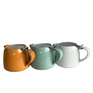 Théière en céramique de 18 onces 540ml coffret cadeau théière vaisselle théière en céramique avec infuseur - Product Image 5