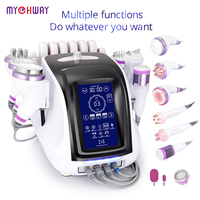 9 IN 1 Lipolaser 40K ultrasuoni cavitazione RF vuoto fotone e bio corpo dimagrante macchina con martello freddo caldo